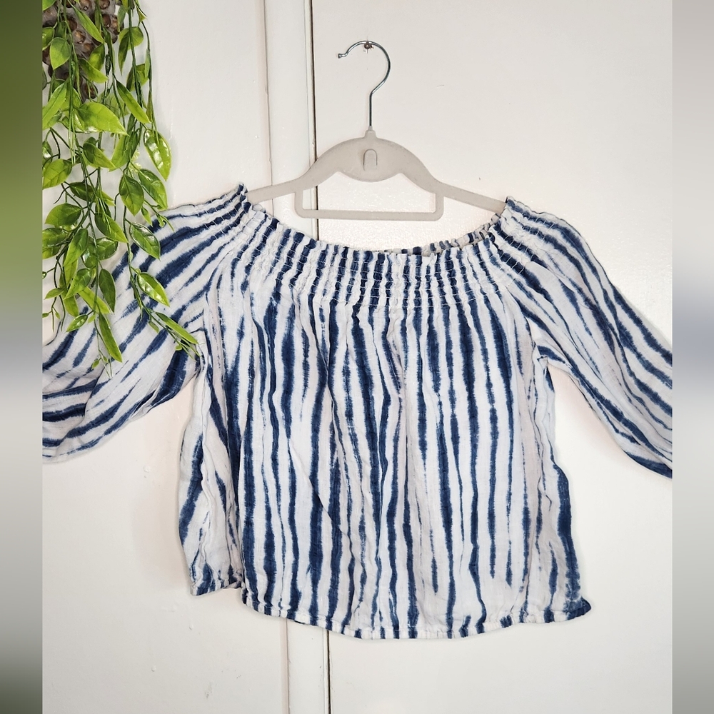 💙 Polo Ralph Lauren Off-Shoulder Top | Chic & Effortless ✨